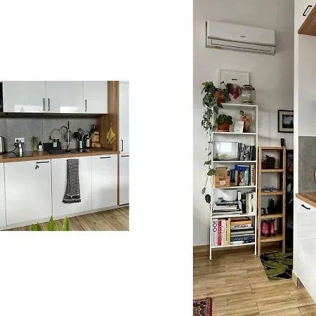 アパート Atelier W Sercu Warszawy Z Panoramicznym Widokiem ワルシャワ