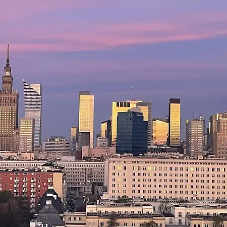 Atelier W Sercu Warszawy Z Panoramicznym Widokiem Varsó