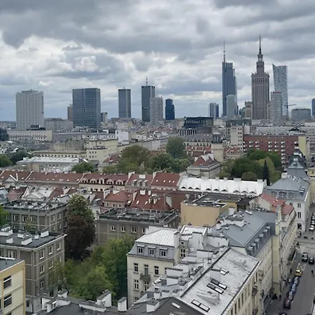 Apartmán Atelier W Sercu Warszawy Z Panoramicznym Widokiem