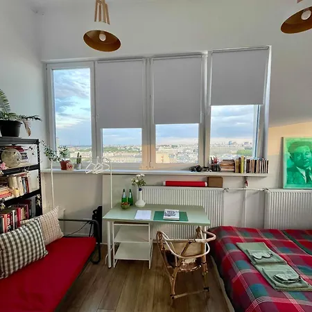 Atelier W Sercu Warszawy Z Panoramicznym Widokiem * Varšava